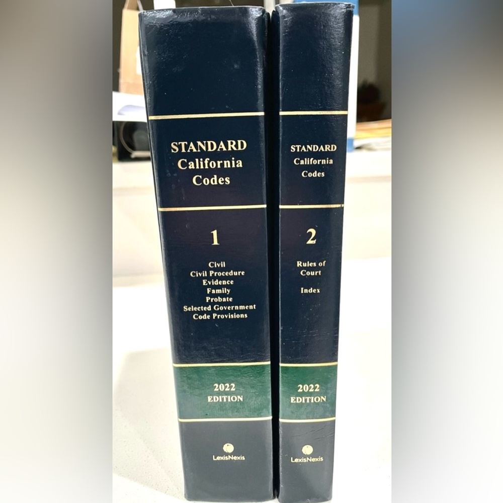 2022 Standard California Codes: 6-in-2 (2022 ed)